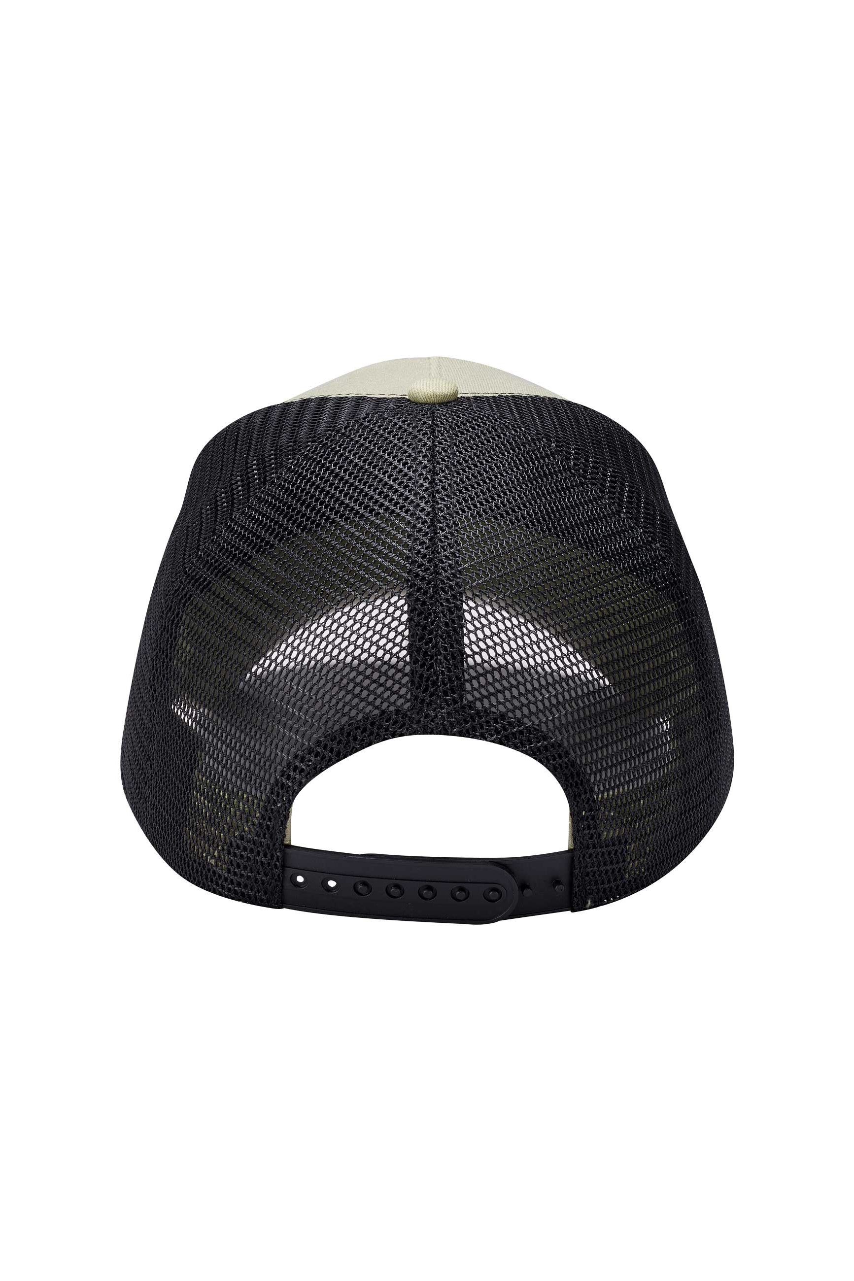 Unisex Eagle Crystal Rock Twill Front Mesh Trucker - Green/Black