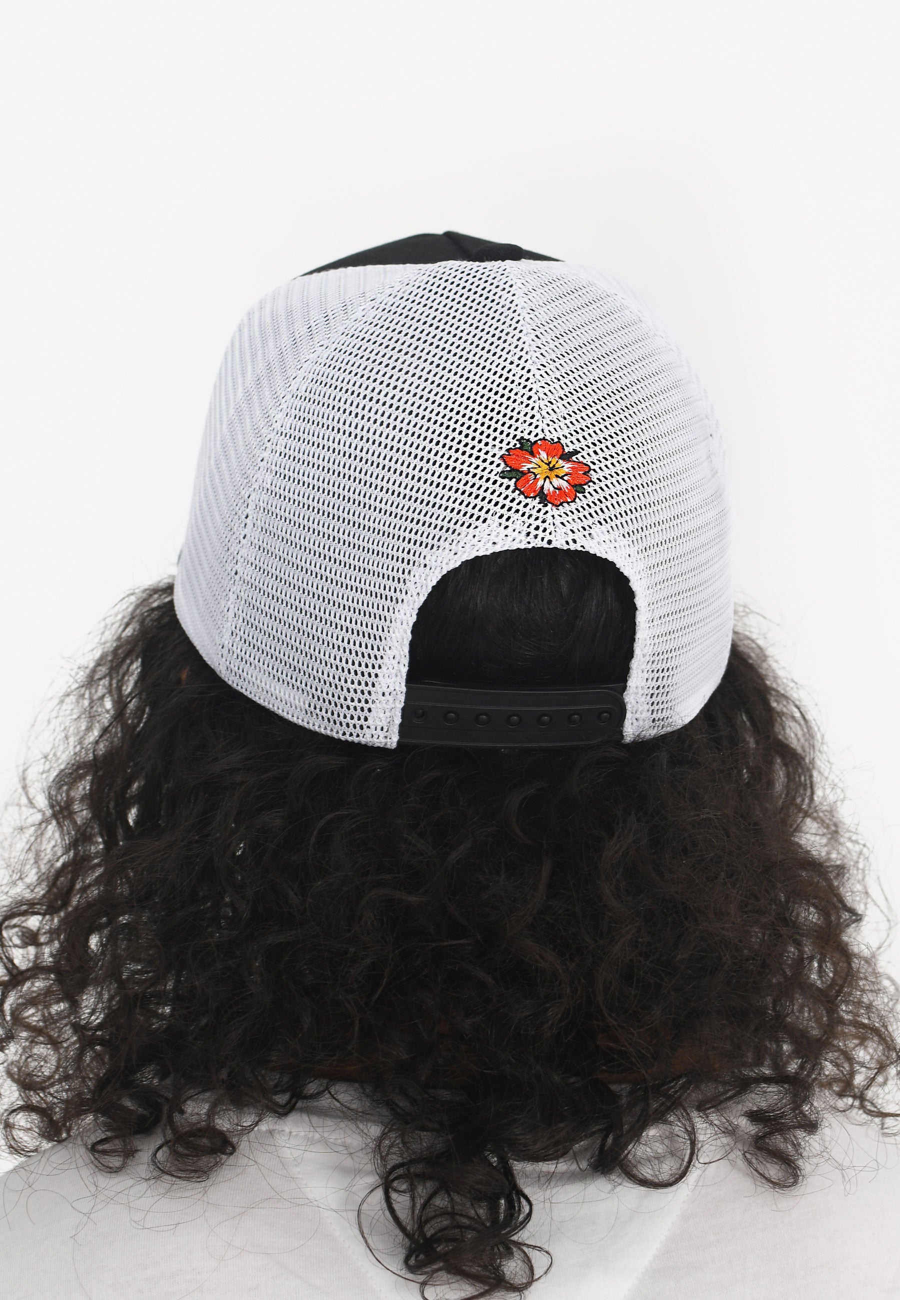 Unisex Tokyo-Geisha Twill Front Mesh Trucker Cap - Black