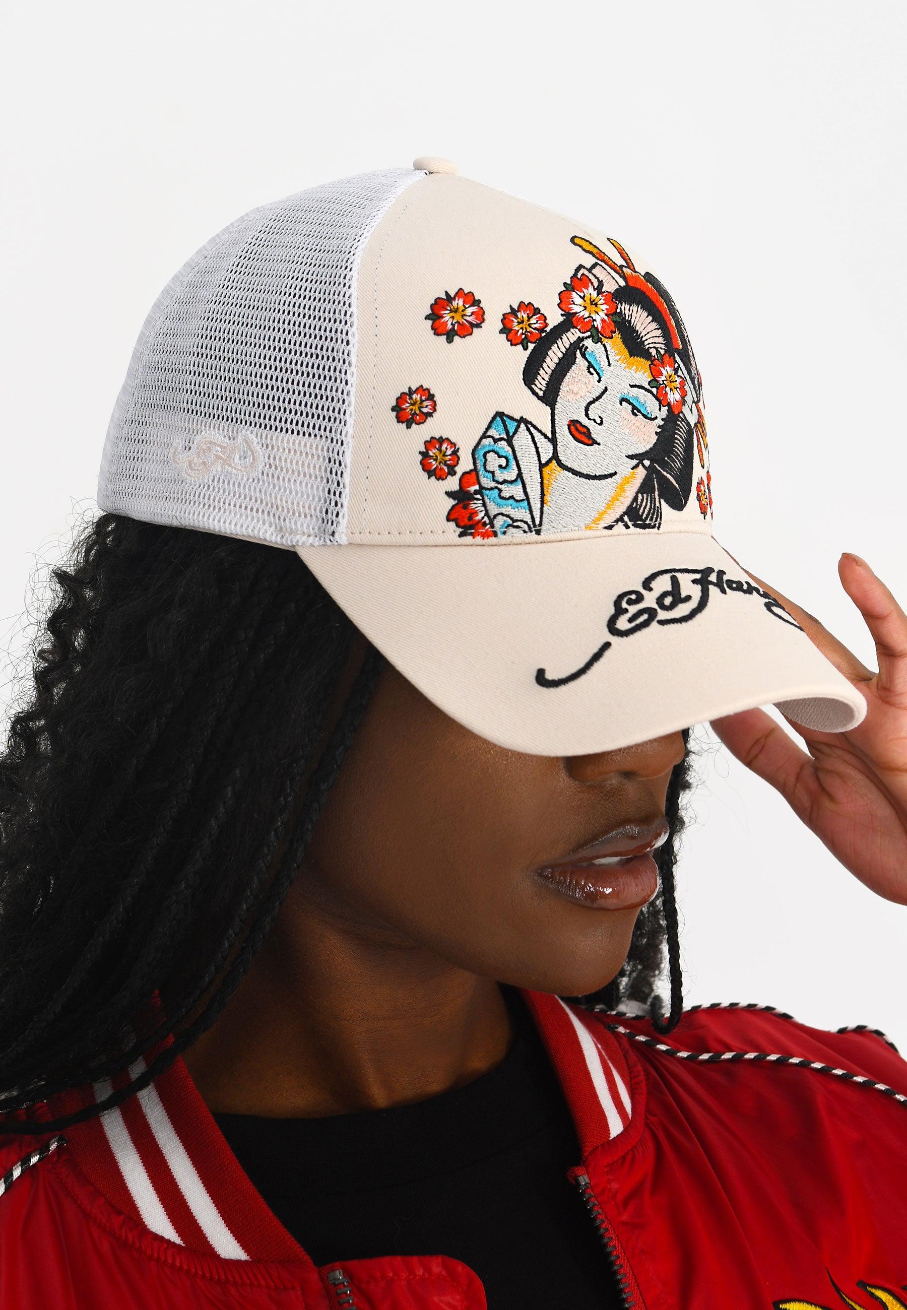 Unisex Tokyo-Geisha Twill Front Mesh Trucker Cap - Pink