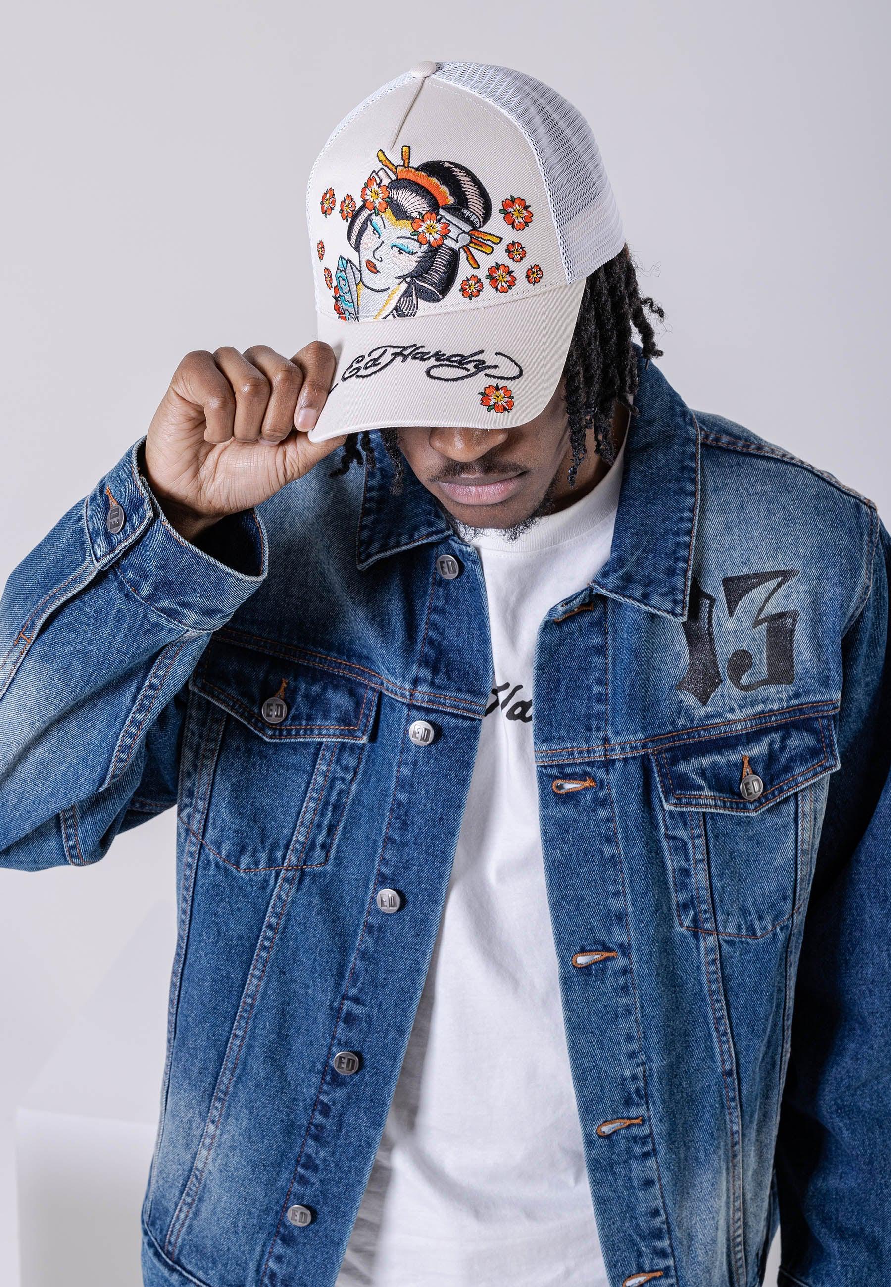 Unisex Tokyo-Geisha Twill Front Mesh Trucker Cap - Pink