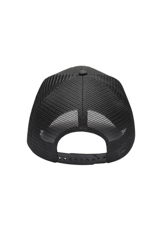 Unisex Love-Hard Twill Front Mesh Trucker - Black