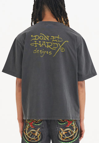 Camiseta masculina da Batalha dos Dragões - Carvão