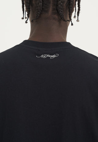 T-shirt décontracté Devil In Details pour hommes - Noir