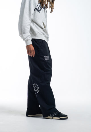 Pantaloni da combattimento in tessuto mono-flash-sheet da uomo - Antracite