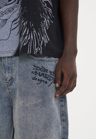 T-shirt décontracté Pretty In Punk pour hommes - Noir