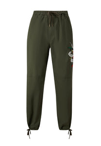 Męskie spodnie True-Till-Death-Eagle Woven Tech - zielone