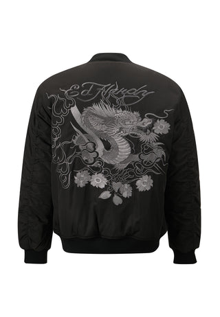 Vintage-Dragon-Unijacke für Herren – Schwarz