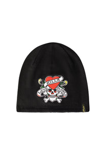 Unisex Lks-Skull muts - zwart