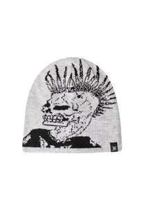 Unisex Punk Beanie Hat - Grå Mergel