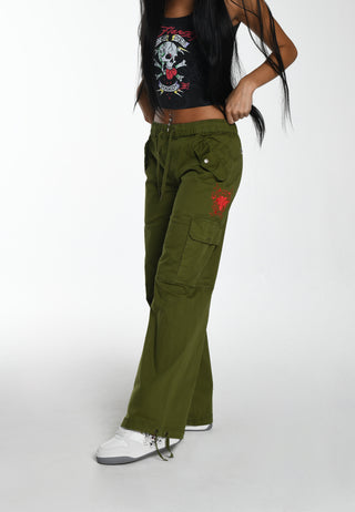 Brave Heart Cargo-bukse for kvinner - Grønn