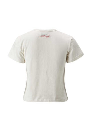 Hell Swinging Baby-T-Shirt für Damen – Weiß