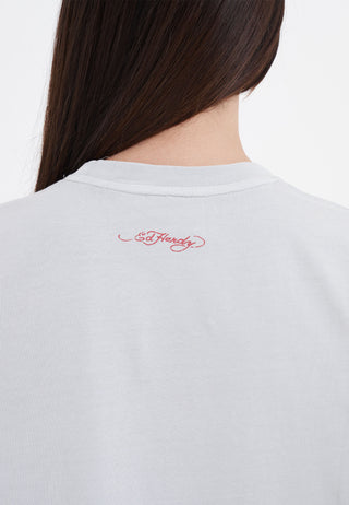 Dames La-Tiger-Vintage T-shirttop - Grijs