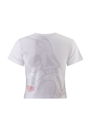 Live To Ride baby-T-shirt voor dames - wit