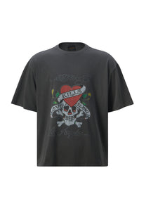 Dames Love-Kills-Slowly T-shirttop - Zwart