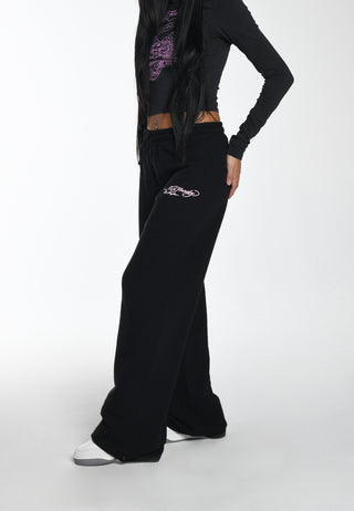 Womens Love Wrapped Relaxed Jogger - Schwarz