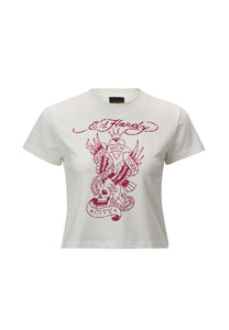 Camiseta feminina Nyc Baby - Branca