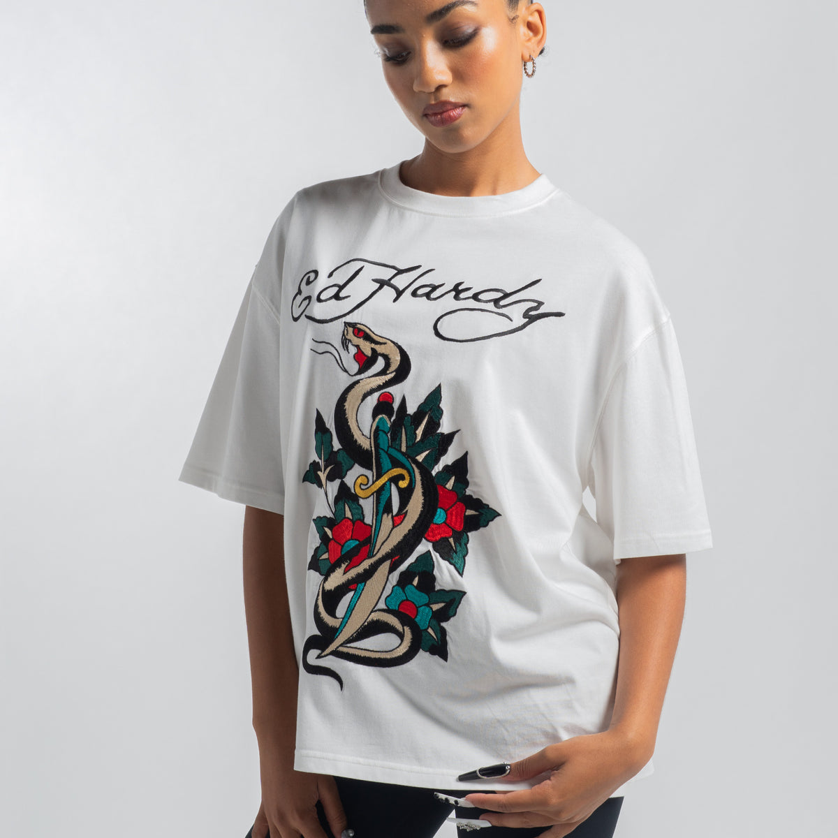 T-shirt Camouflage Ed Hardy - Taille M, Neuf Avec étiquettes, Motif Coloré