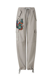 Spodnie damskie Twisted Dragon Cargo Pants - szare