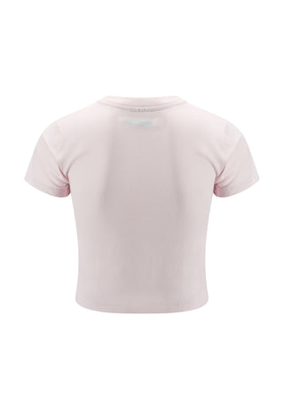 Damen Vibrant Dragon Baby T-Shirt Top – Rosa