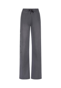 Womens Watchingfly Flared Trousers Pants - Black