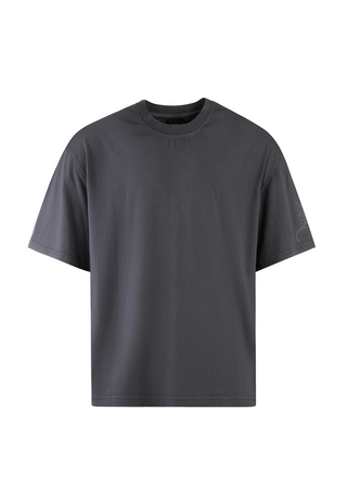 Mono Fireball Dragon T-shirt för män - mörkgrå