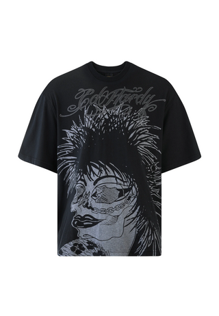 T-shirt décontracté Pretty In Punk pour hommes - Noir