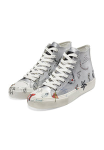 Doodle High Top - Silver