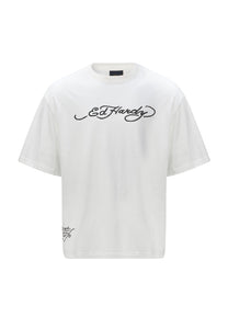 Miesten Dragons-Back Tonal T-paita - valkoinen
