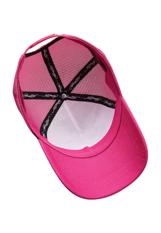 Unisex Ed-Roar Twill Front Mesh Trucker Cap - Pink