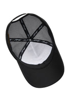 Unisex Love-Slowly Twill Front Mesh Trucker Cap - Black