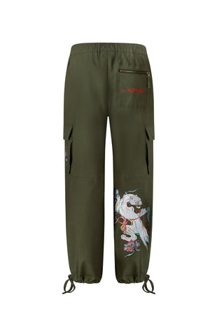 Naisten Mystic Panther Cargo Pants -housut - oliivi