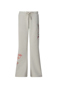 Womens New York City Flared Trousers - Grey