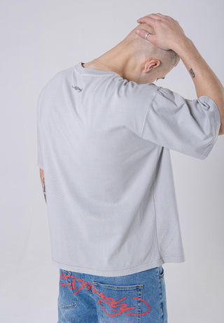 Mens Panther-Light Vintage T-Shirt - Grey