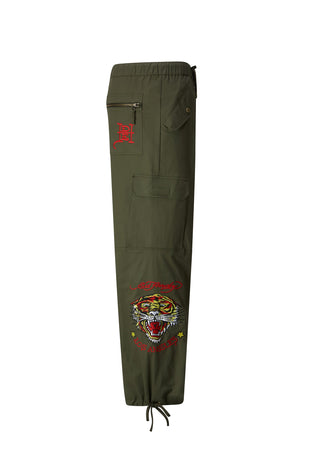 Męskie spodnie cargo Roar Tiger - oliwkowe