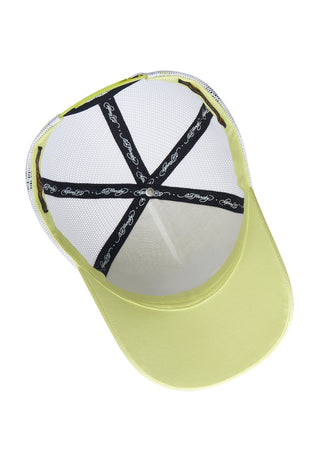 True-To Twill Front Mesh Trucker - Lime/White
