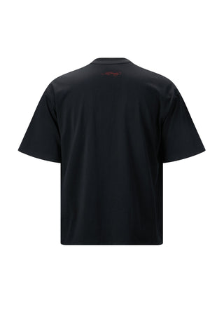 T-shirt męski La-Tiger-Vintage – czarny