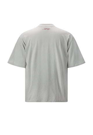 La-Tiger-Vintage T-skjorte for menn - Grå