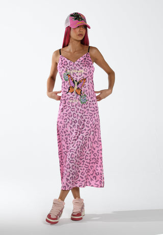 Naisten Motherfly Slip -mekko - vaaleanpunainen