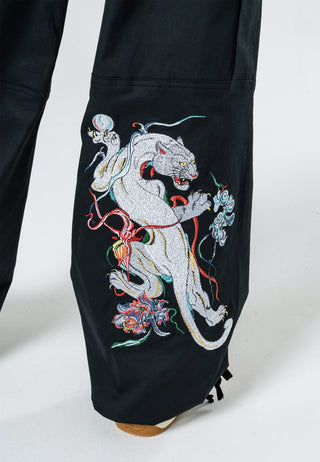 Pantaloni cargo da donna Mystic Panther - Neri