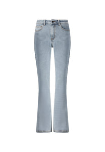 Womens New York City Bootleg Fit Denim Trousers Jeans - Bleach
