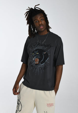 Panther-Diego T-skjorte for menn - Svart
