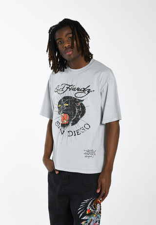 T-shirt Panther-Diego pour homme - Gris