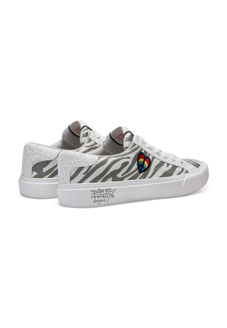 Womens Skater Low - Mix - White