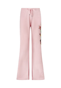 Womens True-Love-Signature Flared Trousers - Pink