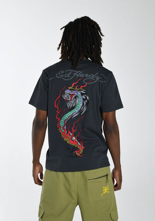 Venom-Crawl-Back T-Shirt til mænd - Sort