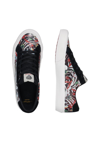 Mulher-Skater Low - All Over - Preto